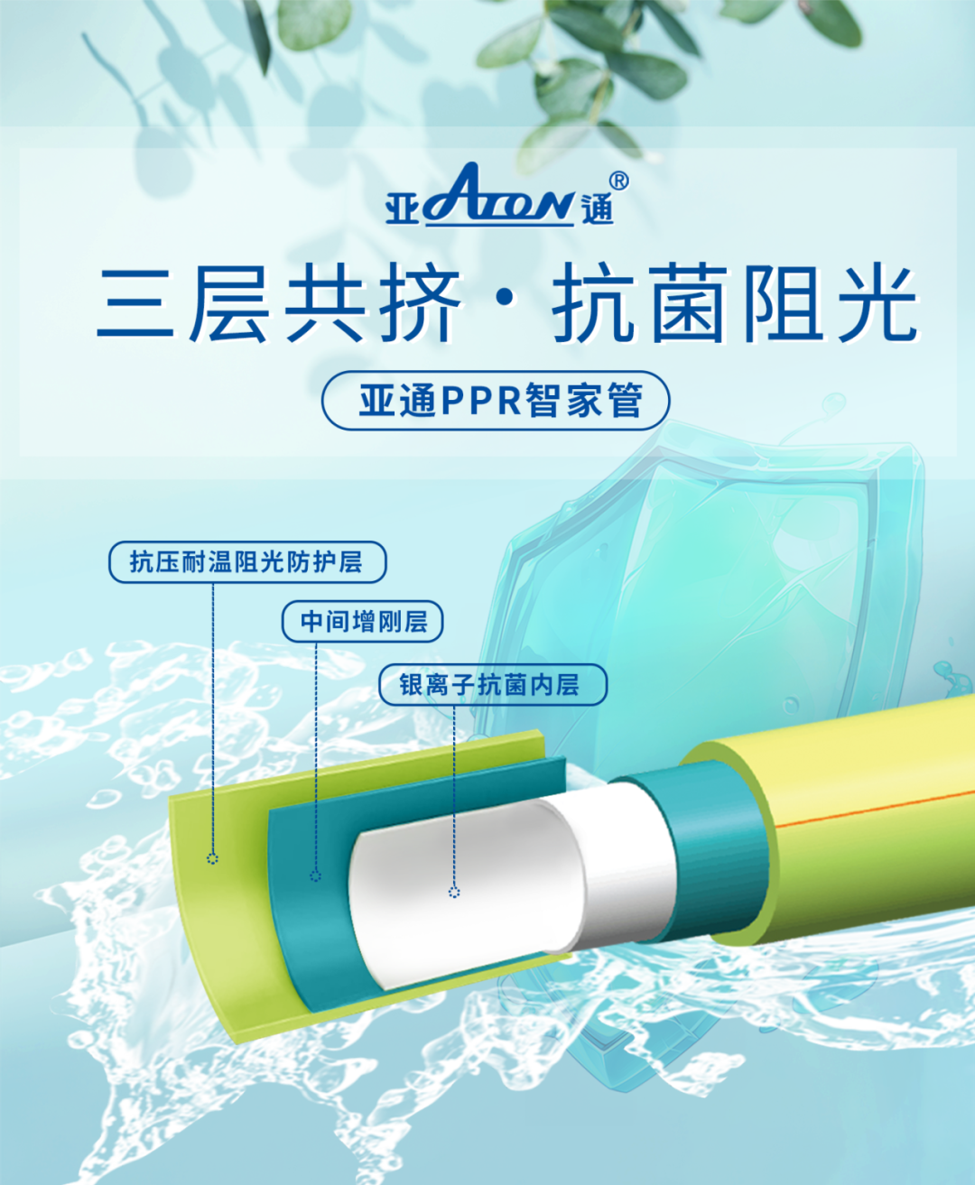 亞通家裝課堂 | 還在擔心怎么選？真的可以放心的PPR管——亞通PPR智家管